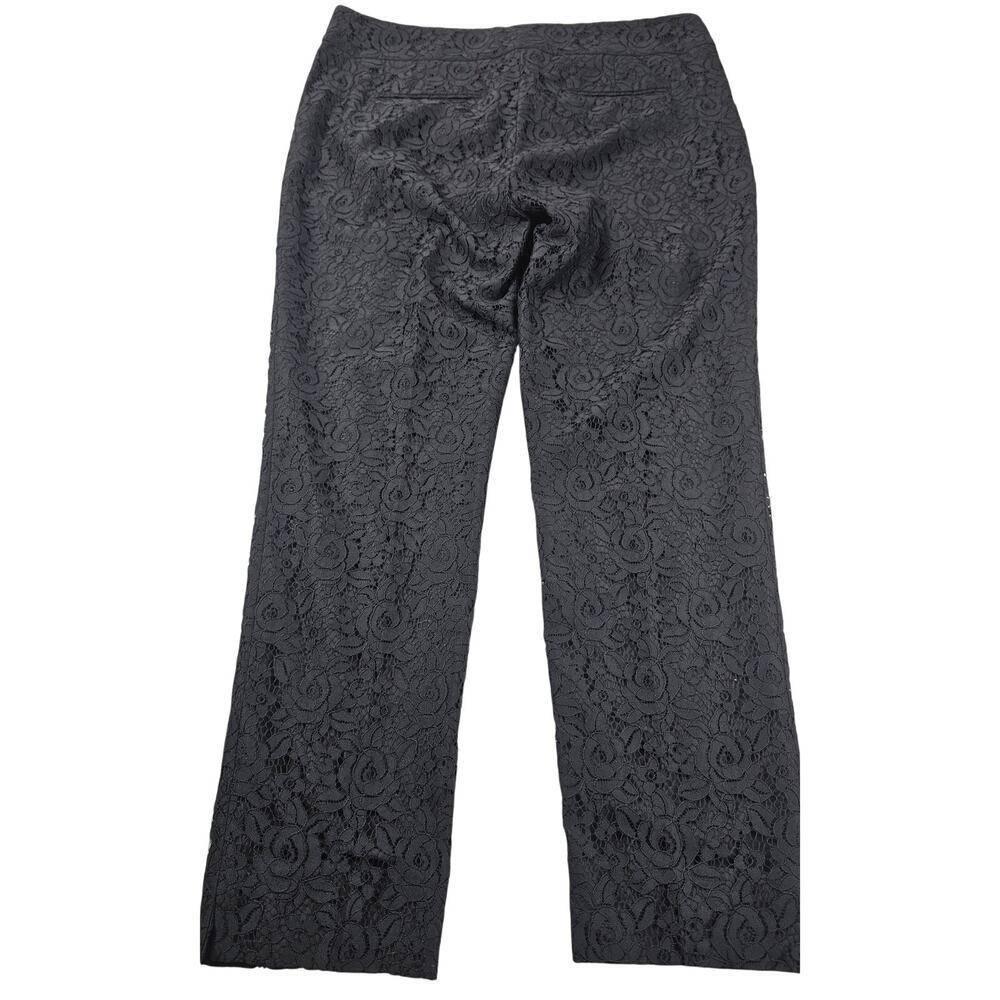 Ann Taylor Black Lace Pants Size 10